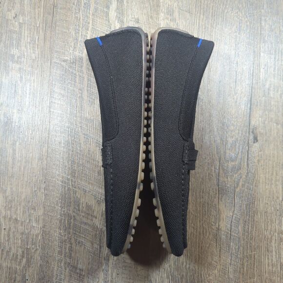 Rothy's The Driver Black Slip On Driving Loafer Shoes Women's Size 10 - Picture 11 of 14